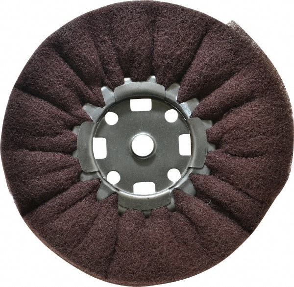 Unmounted Polishing Buffing Wheel: 8" Dia, 1/2" Thick, 5/8" Arbor Hole Dia