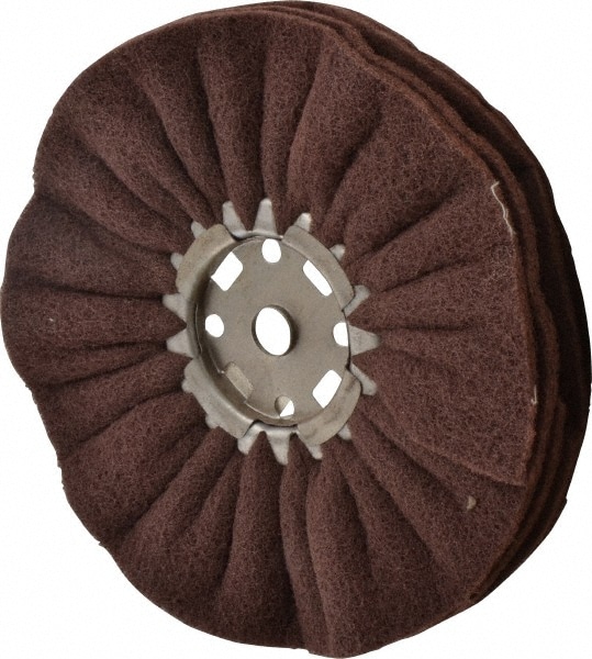 Unmounted Polishing Buffing Wheel: 10" Dia, 1/2" Thick, 3/4" Arbor Hole Dia