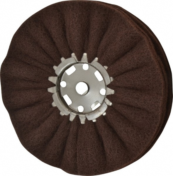 Unmounted Polishing Buffing Wheel: 10" Dia, 1/2" Thick, 3/4" Arbor Hole Dia