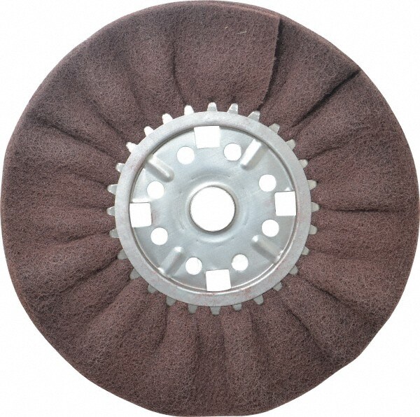 Unmounted Polishing Buffing Wheel: 12" Dia, 1/2" Thick, 1-1/4" Arbor Hole Dia