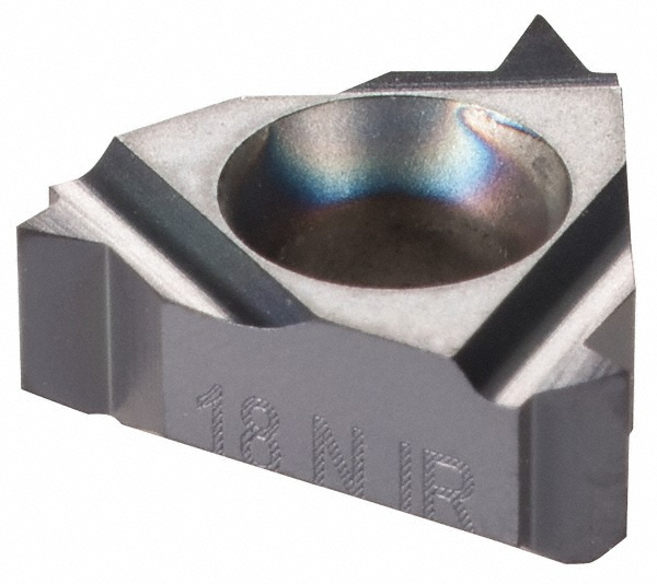 Iscar Laydown Threading Insert 11IR 18 NPT IC908, Carbide MSC Direct