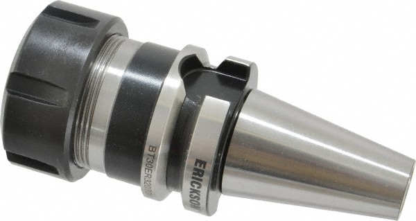 Collet Chuck: 2.03 to 20.57 mm Capacity, ER Collet, Taper Shank