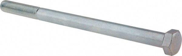Hex Head Cap Screw: M16 x 2.00 x 240 mm, Grade 10.9 Steel, Zinc-Plated