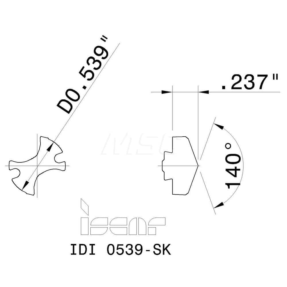 イスカル カムドリル用ホルダー DCM090-045-12A-5D - 4