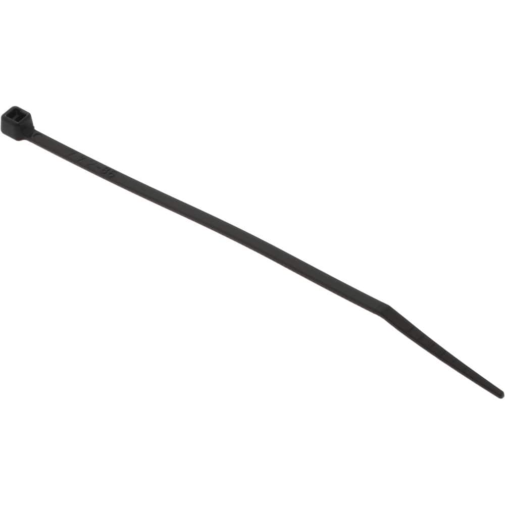 Cable Tie Duty: 4.125" Long, Black, Nylon, Standard