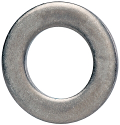 Made in USA AN960C816 1/2" Screw Standard Flat Washer: Grade AN960 Stainless Steel, Passivated Finish Image
