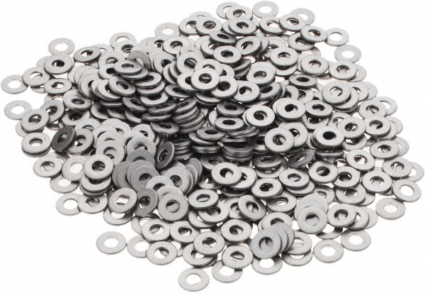 3" Screw Standard Flat Washer: Grade AN960 Stainless Steel, Passivated Finish