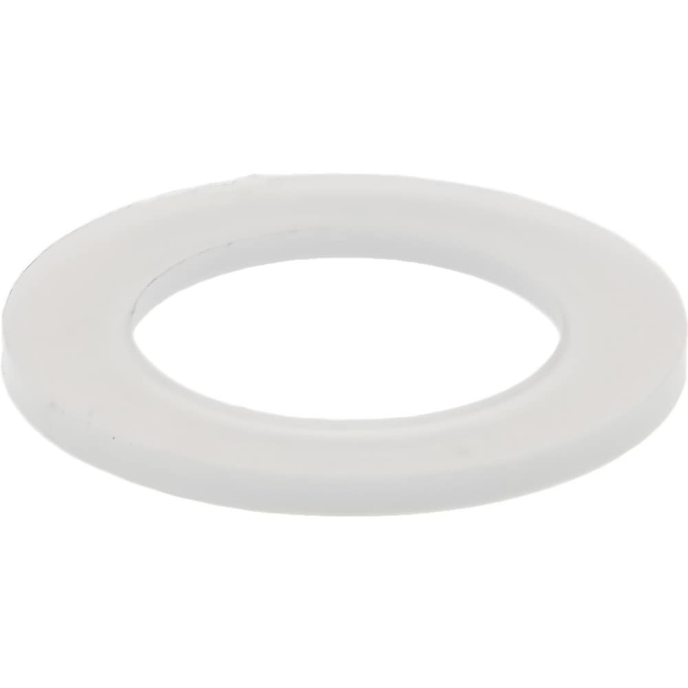 1/4" Screw Standard Flat Washer: Nylon, Plain Finish