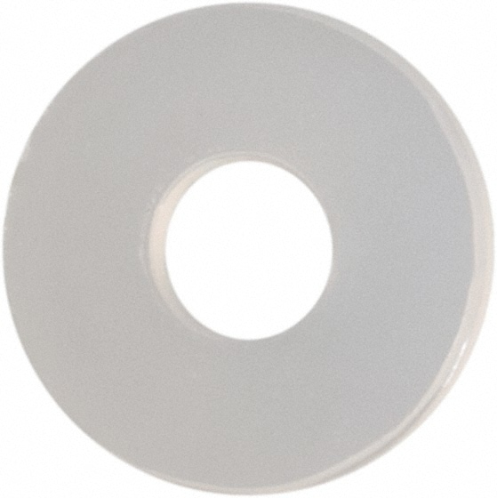 Standard Flat Washer: Nylon, Plain Finish