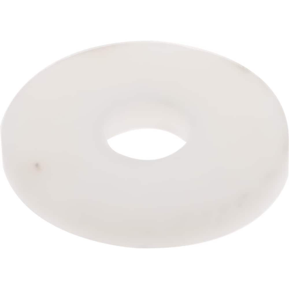 2" Screw Standard Flat Washer: Polytetrafluroethylene, Plain Finish