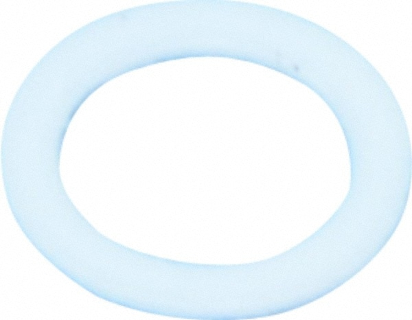 8" Screw Standard Flat Washer: Polytetrafluroethylene, Plain Finish