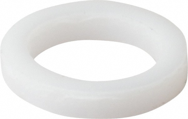 8" Screw Standard Flat Washer: Polytetrafluroethylene, Plain Finish