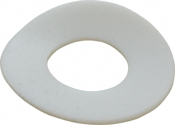 3/8" Screw Standard Flat Washer: Polytetrafluroethylene, Plain Finish