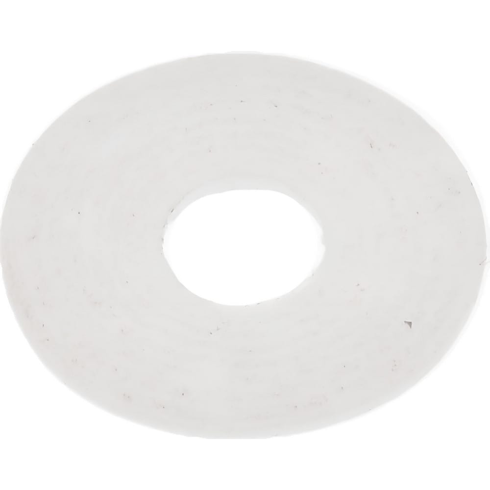 2" Screw Standard Flat Washer: Polytetrafluroethylene, Plain Finish