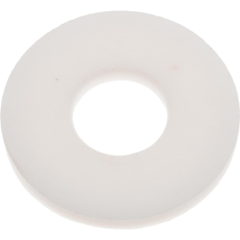 5/16" Screw Standard Flat Washer: Polytetrafluroethylene, Plain Finish