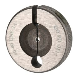 Threaded Ring Gage: #0-80 Thread, UNF, Class 2A, Go