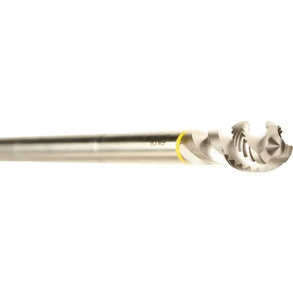 Emuge C2501000.0080 Extension Tap: M8 x 1.25, 3 Flutes, Bright/Uncoated, Cobalt, Spiral Flute 