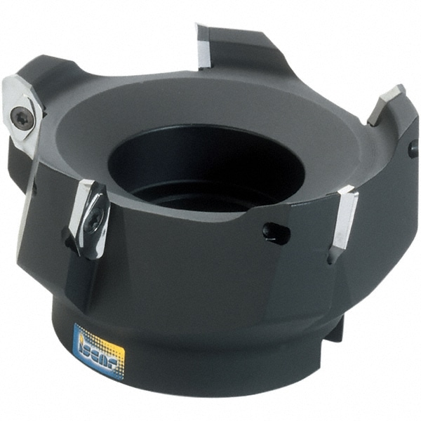 Iscar 3102773 5" Cut Diam, 1-1/2" Arbor Hole Diam, 0.622" Max Depth, Indexable Square-Shoulder Face Mill Image