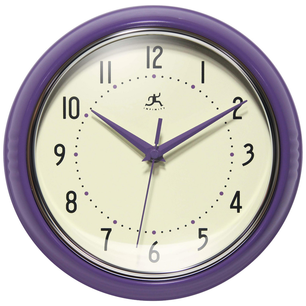 Infinity Instruments | Infinity Office Wall Clocks: Clock Type: Dial; Display Type: Analog; Power Source: Battery; Clock Movement Control: Manual |
