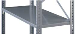Tennsco 36" Wide, 1" High, Open Shelving Extra Shelves for Commercial Shelving - Steel, 12" Deep, Use w/ Tennsco Commercial Shelving | Part #ES-12