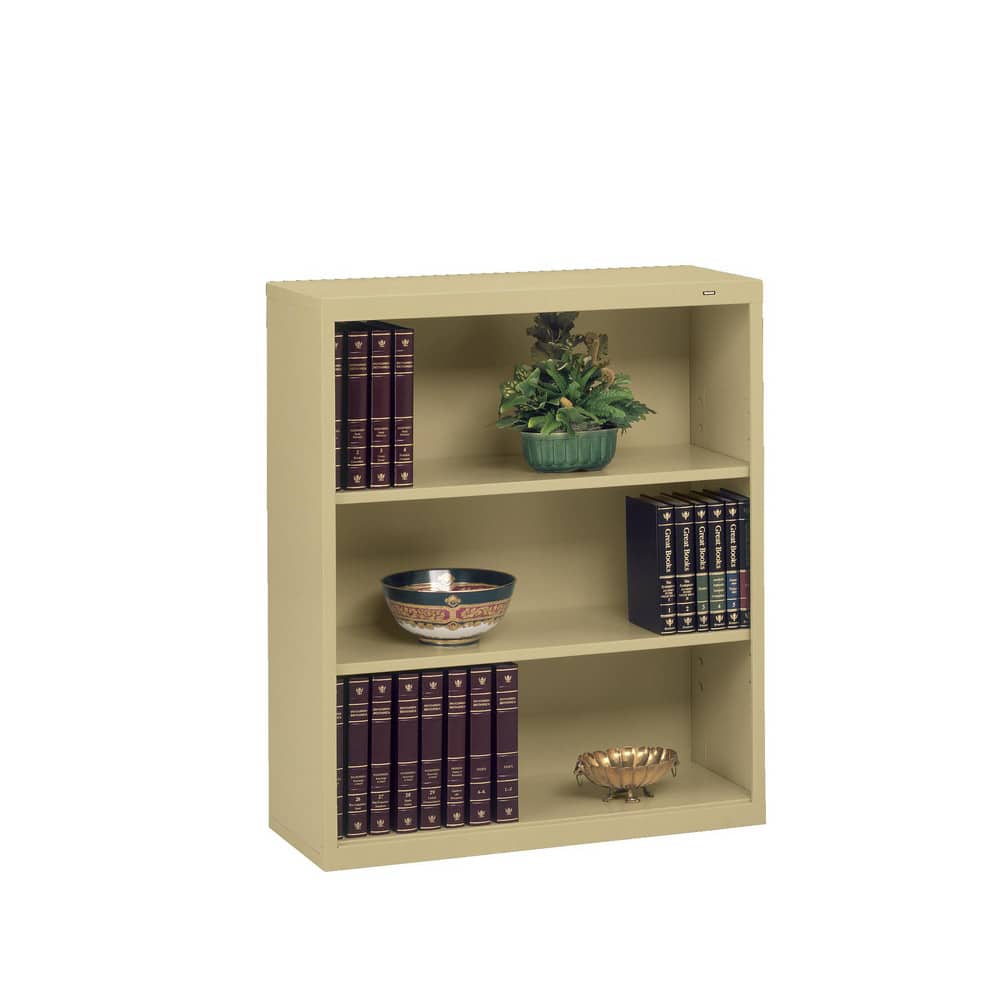 3 Shelf, 40" High x 34-1/2" Wide Bookcase