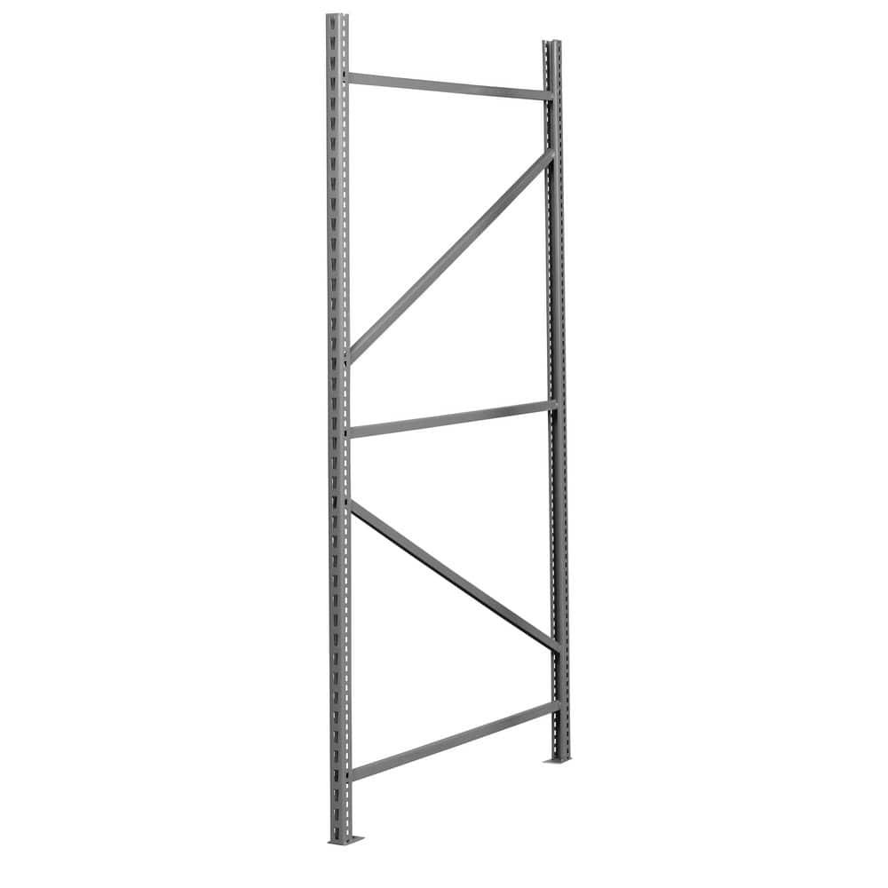Bulk Storage Welded Rack End Framing Upright: 1-3/4" Wide, 36" Deep, 96" High, 10,000 lb Capacity