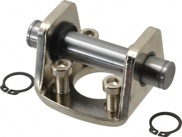 Air Cylinder Double Clevis: 2" Bore, Use with NCGD