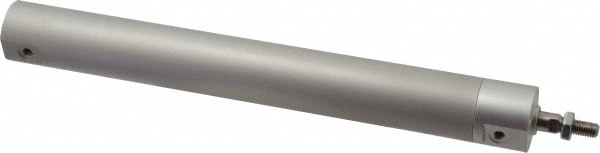 SMC PNEUMATICS NCDGBN20-0600 Double Acting Rodless Air Cylinder: 3/4" Bore, 6" Stroke, 140 psi Max, 1/8 NPT Port, Basic Mount Image