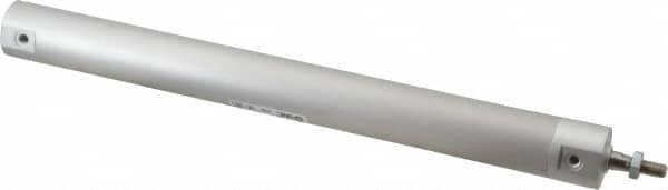 SMC PNEUMATICS NCDGBN20-0800 Double Acting Rodless Air Cylinder: 3/4" Bore, 8" Stroke, 140 psi Max, 1/8 NPT Port, Basic Mount 