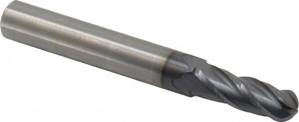 17//64/" Diameter 3//4/" LOC 4 Flute Single End Carbide End Mill USA #17882