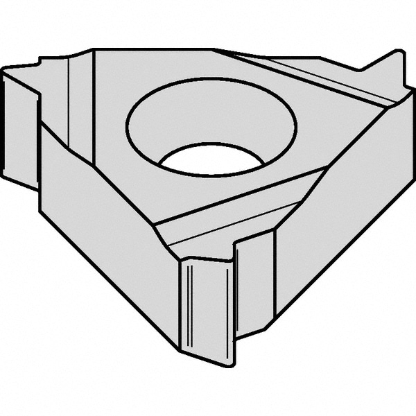 Kennametal 1724392 LT16NR11W KC5010 Carbide Laydown Threading Insert Image