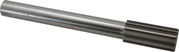 Made in USA 433-1.6250 Chucking Reamer: 1-5/8" Dia, 13" OAL, 3-1/2" Flute Length, Straight Shank, High Speed Steel Image