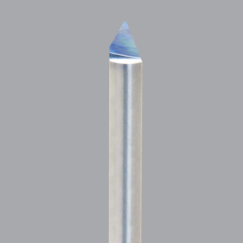 Engraving Cutter: 60 °, 0.005" Dia, 0.005" Tip Dia, Conical Point, Solid Carbide