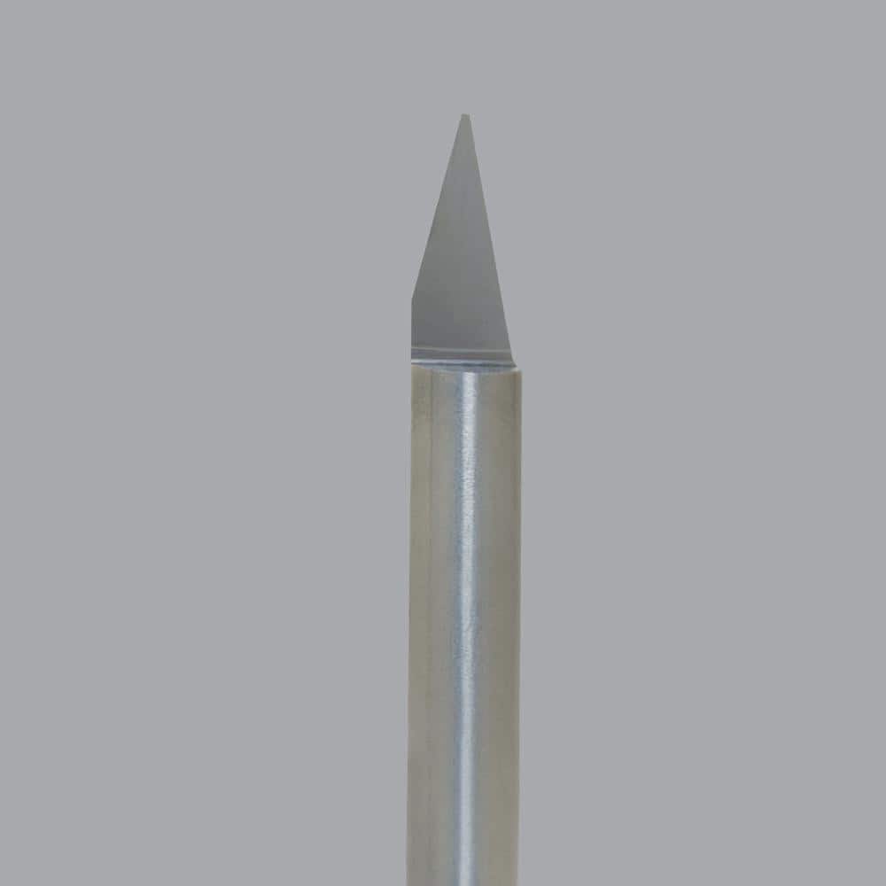 Engraving Cutter: 30 °, 0.02" Dia, 0.02" Tip Dia, Conical Point, Solid Carbide