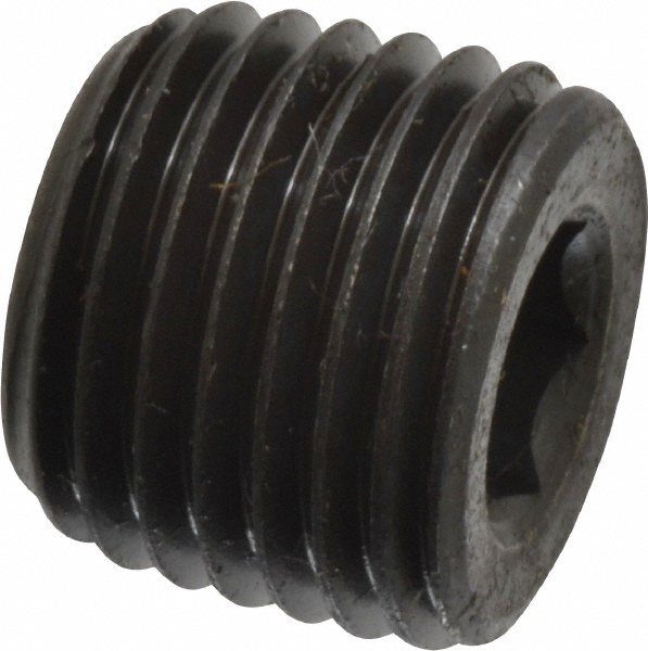 Value Collection 231007PR 1/4-18, 7/16" OAL, Alloy Steel Socket Pressure Plug Image