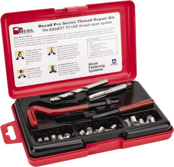 Recoil 34056 Thread Repair Kit: Free-Running & Screw-Locking 