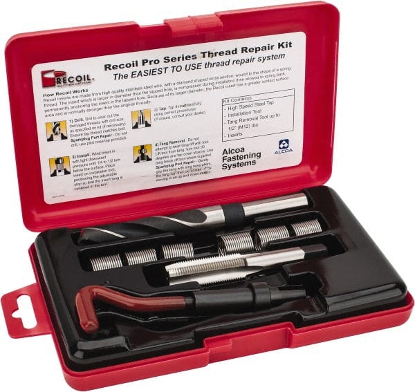 Recoil 34106 Thread Repair Kit: Free-Running & Screw-Locking 
