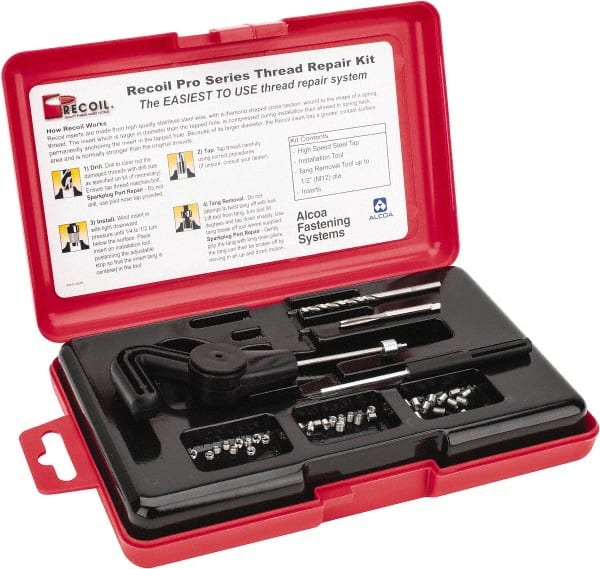 Recoil 35036 Thread Repair Kit: Free-Running & Screw-Locking 
