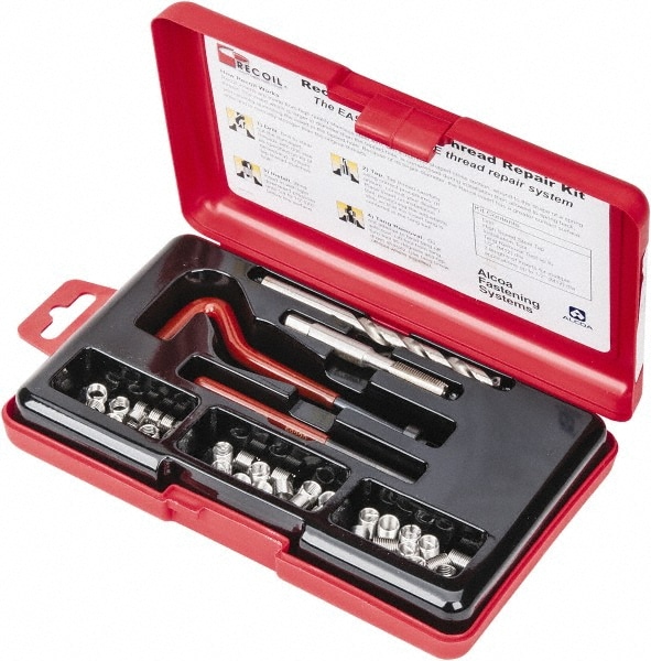 Recoil 35076 Thread Repair Kit: Free-Running & Screw-Locking Image