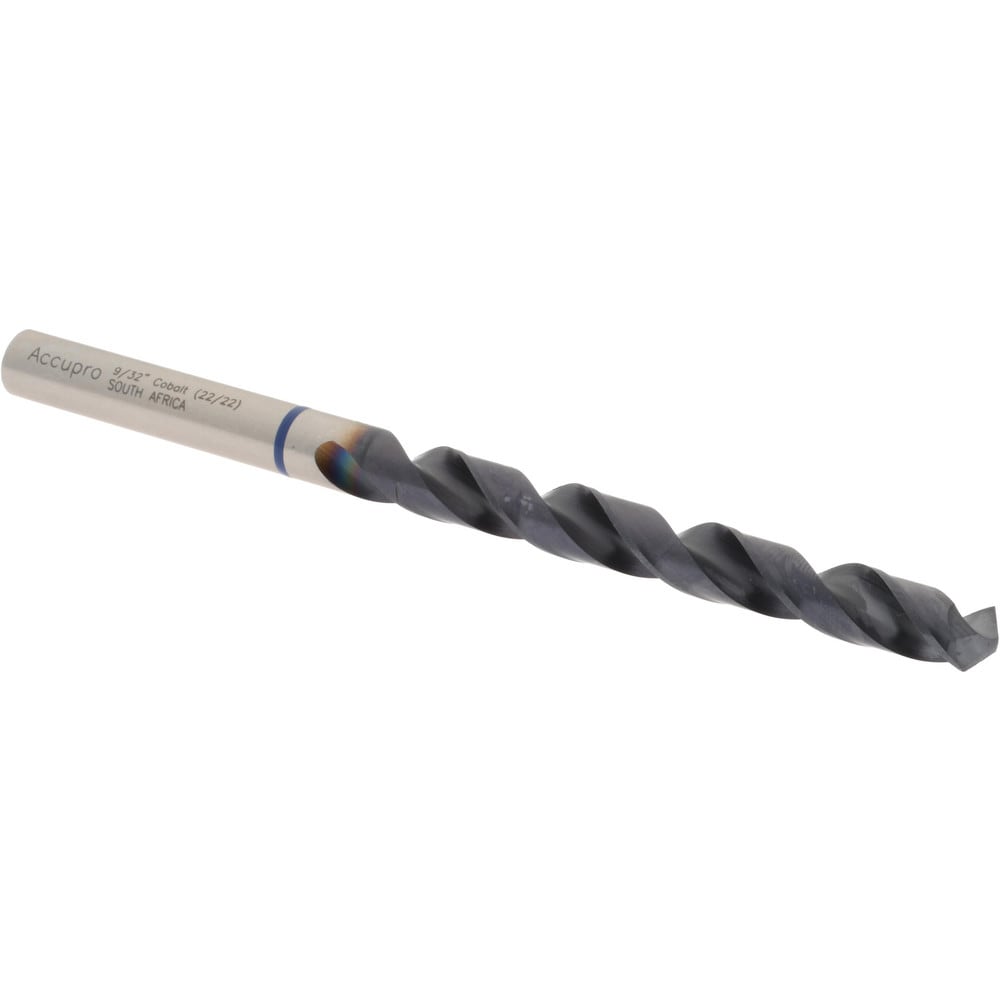 Accupro 1BB0714-AC Jobber Length Drill Bit: 0.2812" Dia, 120 °, Cobalt 