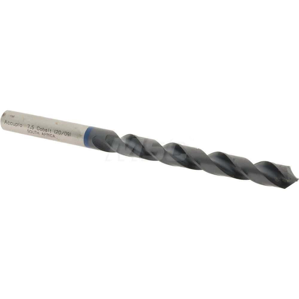 Accupro 1BB0750-AC Jobber Length Drill Bit: 0.2953" Dia, 120 °, Cobalt 