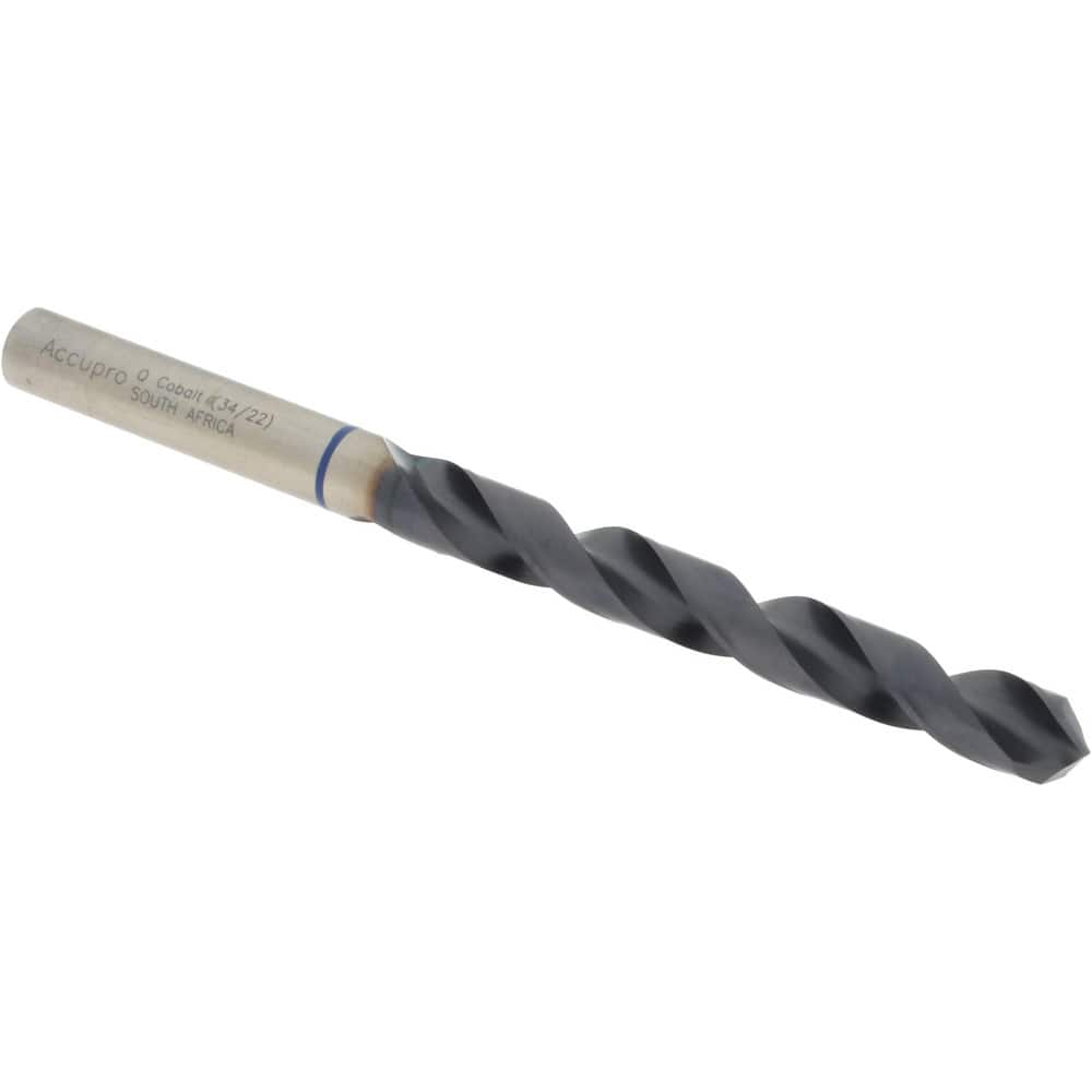 Accupro 1BB0843-AC Jobber Length Drill Bit: 0.332" Dia, 120 °, Cobalt 