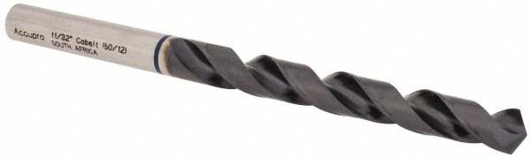 Accupro 1BB0873-AC Jobber Length Drill Bit: 0.3438" Dia, 120 °, Cobalt 