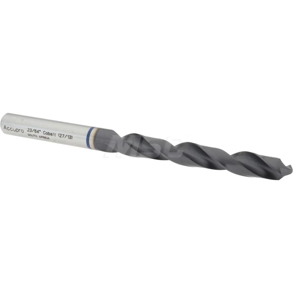 Accupro 1BB0913-AC Jobber Length Drill Bit: 0.3594" Dia, 120 °, Cobalt 