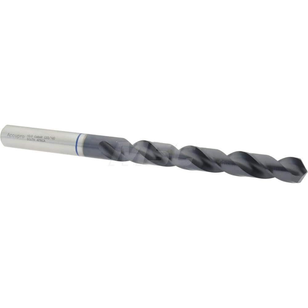 Accupro 1BB1000-AC Jobber Length Drill Bit: 0.3937" Dia, 120 °, Cobalt 