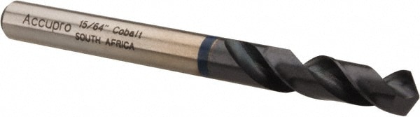 Accupro 1BS0595-AC Screw Machine Length Drill Bit: 0.2344" Dia, 120 °, Cobalt Image