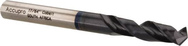 Accupro 1BS0675-AC Screw Machine Length Drill Bit: 0.2656" Dia, 120 °, Cobalt 