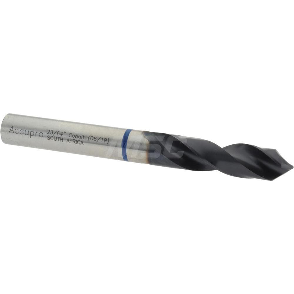 Accupro 1BS0913-AC Screw Machine Length Drill Bit: 0.3594" Dia, 120 °, Cobalt 