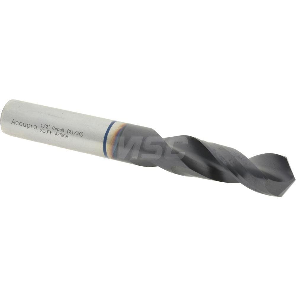 Accupro 1BS1269-AC Screw Machine Length Drill Bit: 0.5" Dia, 120 °, Cobalt 