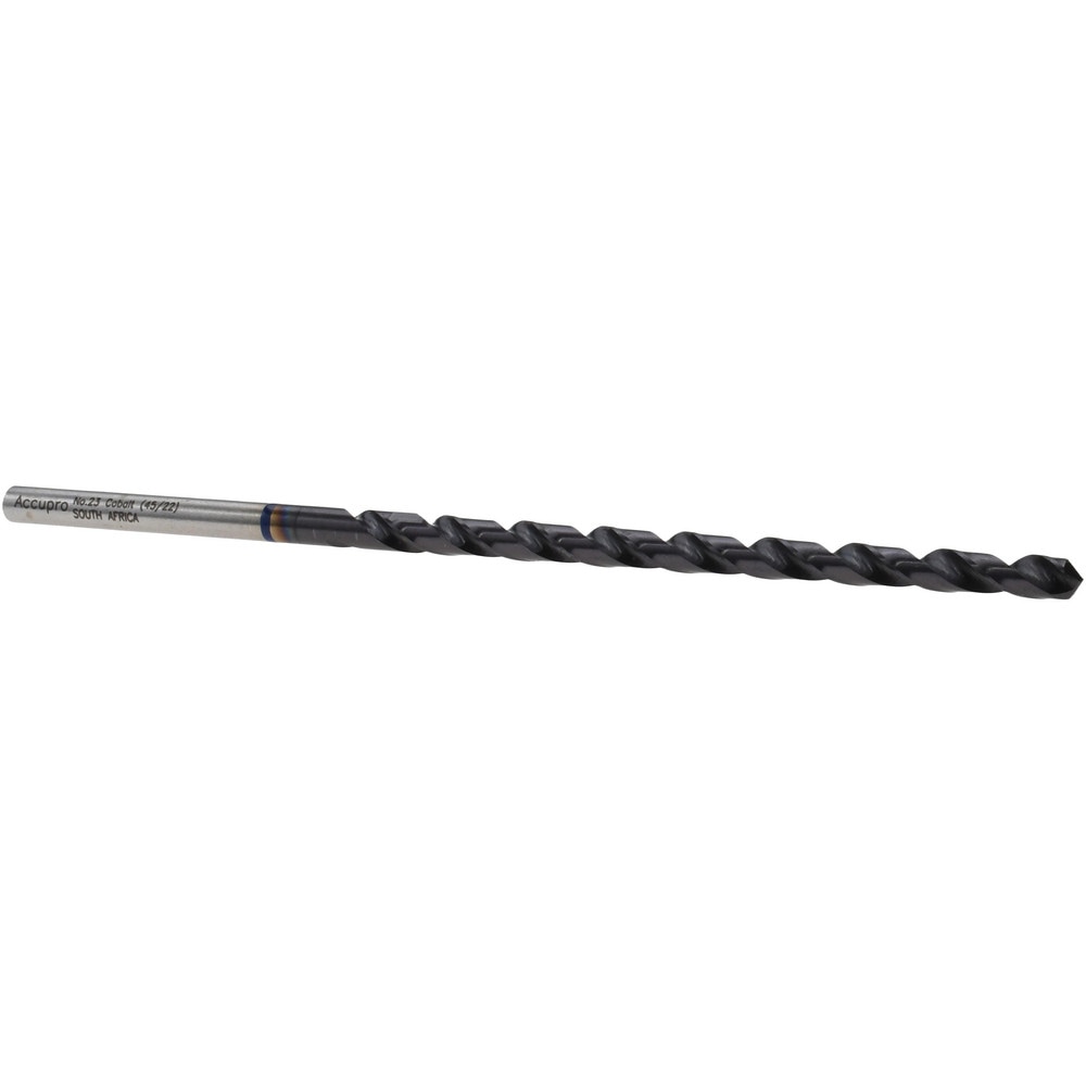Taper Length Drill Bit: #23, 118 ° Point, Vanadium High Speed Steel